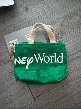 Disney Green Mini Tote Keychain - Colors Collection